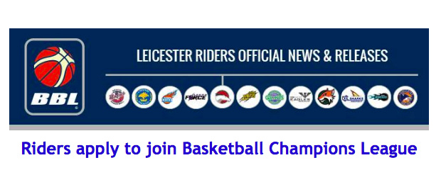 Riders apply to join Basketball Champions League