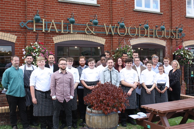 Hall & Woodhouse kick-starts new chef apprenticeship programme in partnership with the College