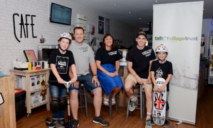 Wimborne’s community skate park enhanced by Talbot Village Trust