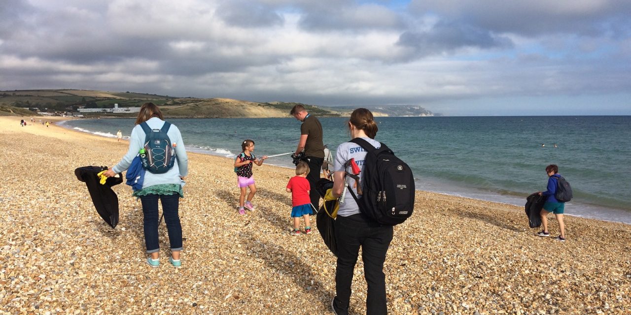Weymouth SEA LIFE staff and volunteers take on Great British Beach Clean