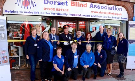 Talbot Village Trust supports Dorset Blind Association’s new shop