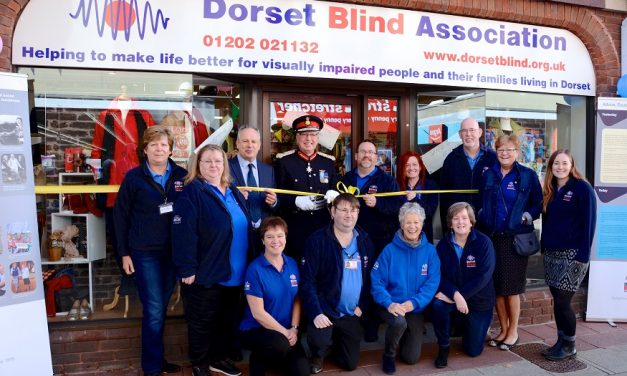 Talbot Village Trust supports Dorset Blind Association’s new shop
