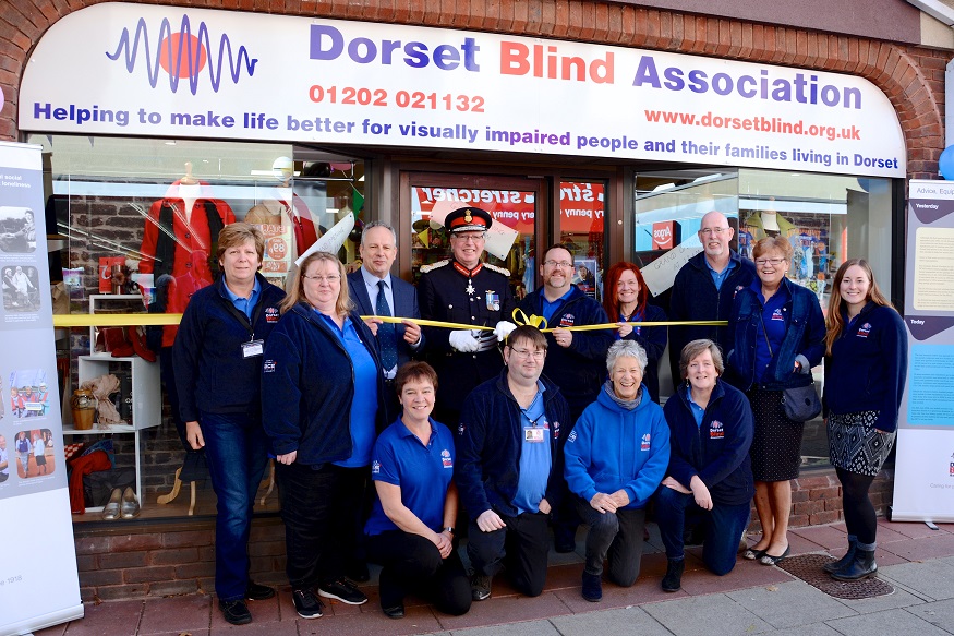 Talbot Village Trust supports Dorset Blind Association’s new shop