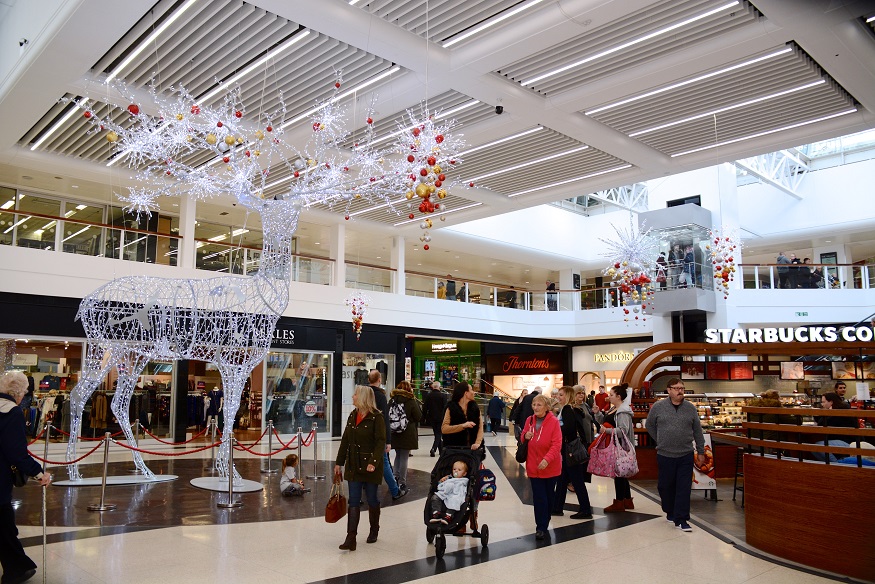 Dolphin Shopping Centre embraces the festive spirit with new Christmas decorations