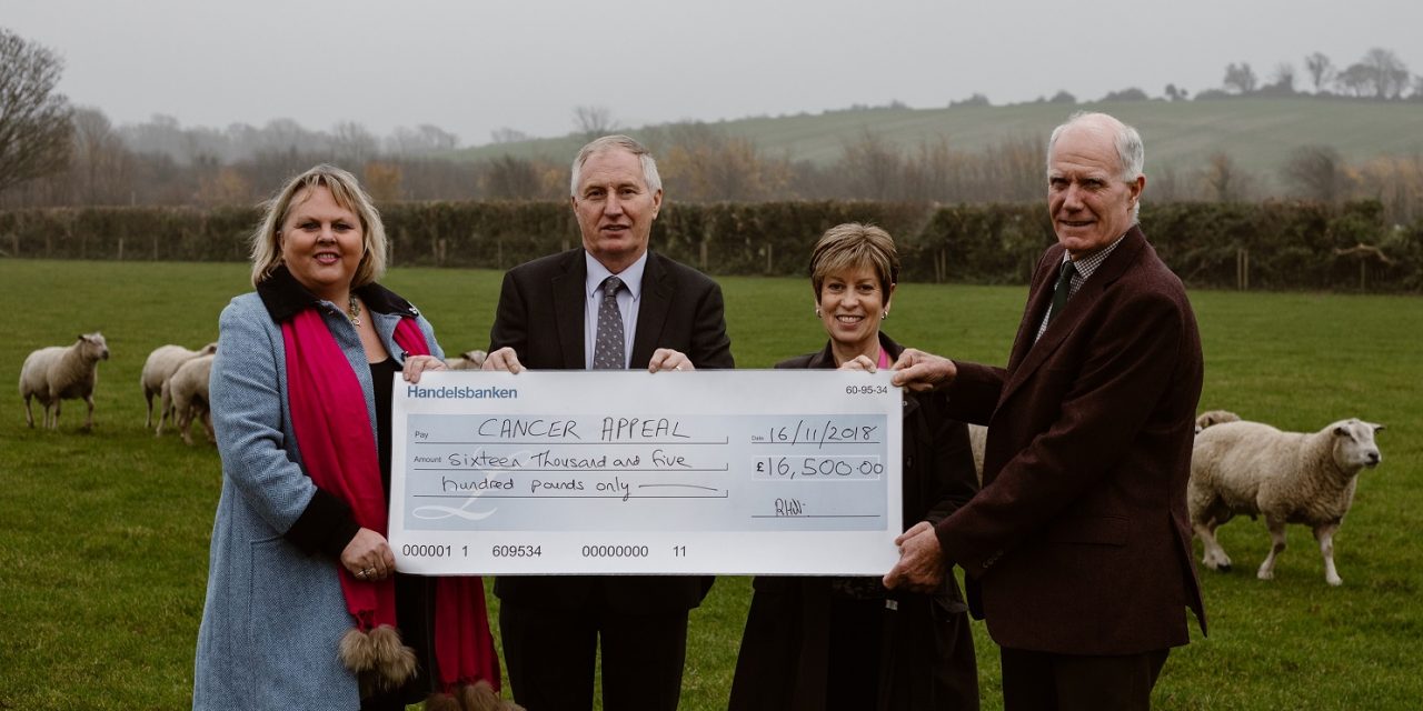 Dorchester Agricultural Society raises £16,500 for hospital’s Cancer Appeal