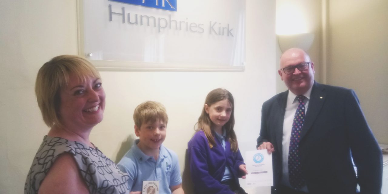 Humphries Kirk Dorchester pledges to go plastic free