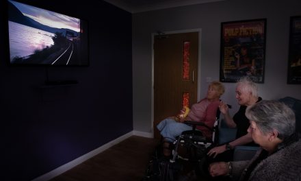 Taunton care home breaks open the popcorn at new cinema room