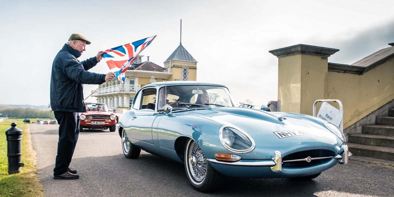 BY GEORGE! CLASSIC CAR OWNERS NAME THE JAGUAR E-TYPE THE BEST BRITISH CAR FOR ST GEORGE’S DAY
