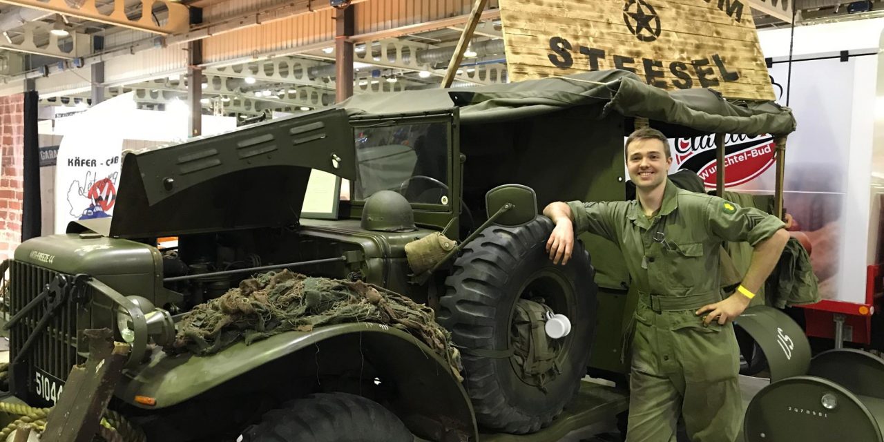LUXEMBOURG YOUNGSTERS KEEP WWII DODGE ROLLING