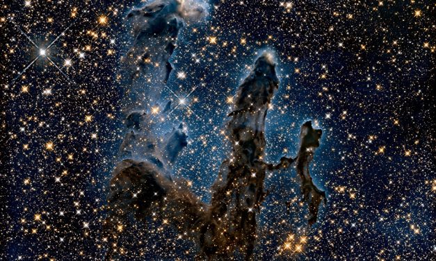 Eagle Nebula’s Pillars of Creation in Infrared