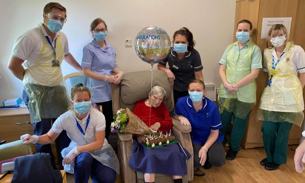 Taunton care home resident celebrates 102nd birthday during restricted visiting
