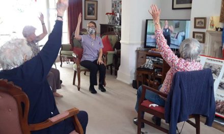 CARE HOME RESIDENTS ZOOM TO FITNESS