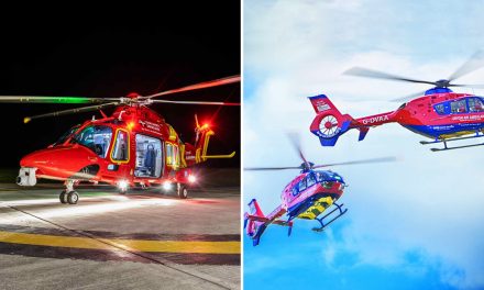 Builders merchant continues air ambulance support