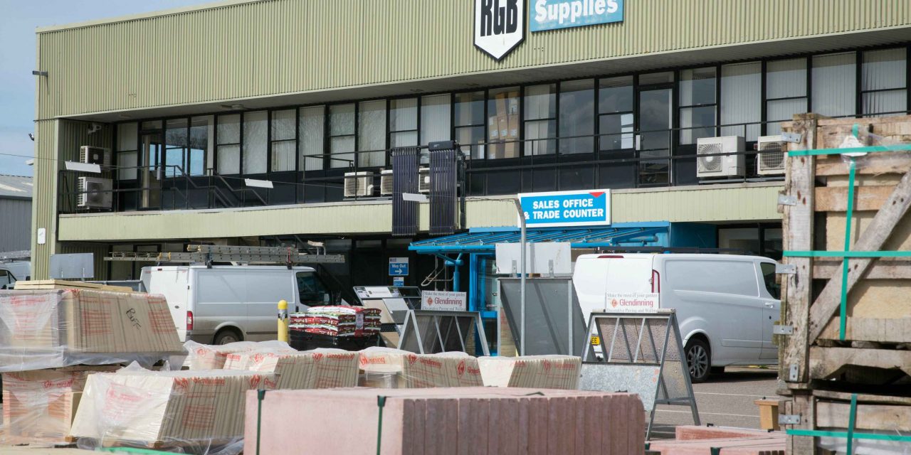 Builders merchant open for business