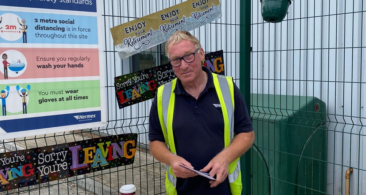 LOCAL DRIVER RETIRES AFTER 31 YEARS AT HERMES