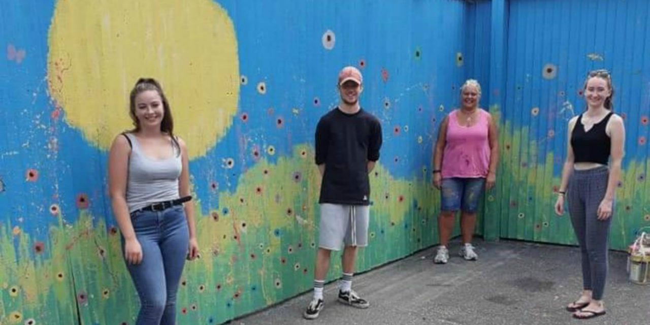 Devon County Council volunteers transform Learn to Live courtyard