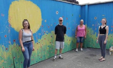 Devon County Council volunteers transform Learn to Live courtyard