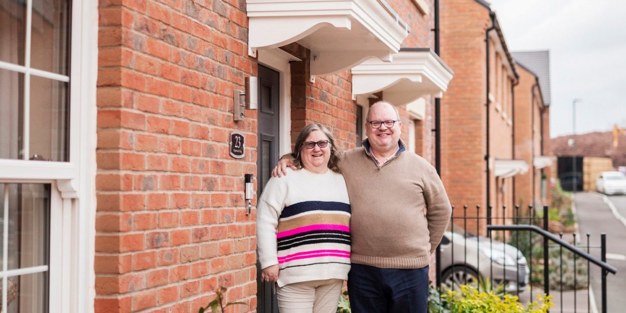 COUPLE LOVE LIVING IN A NEW HOME IN LYDNEY