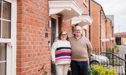 COUPLE LOVE LIVING IN A NEW HOME IN LYDNEY