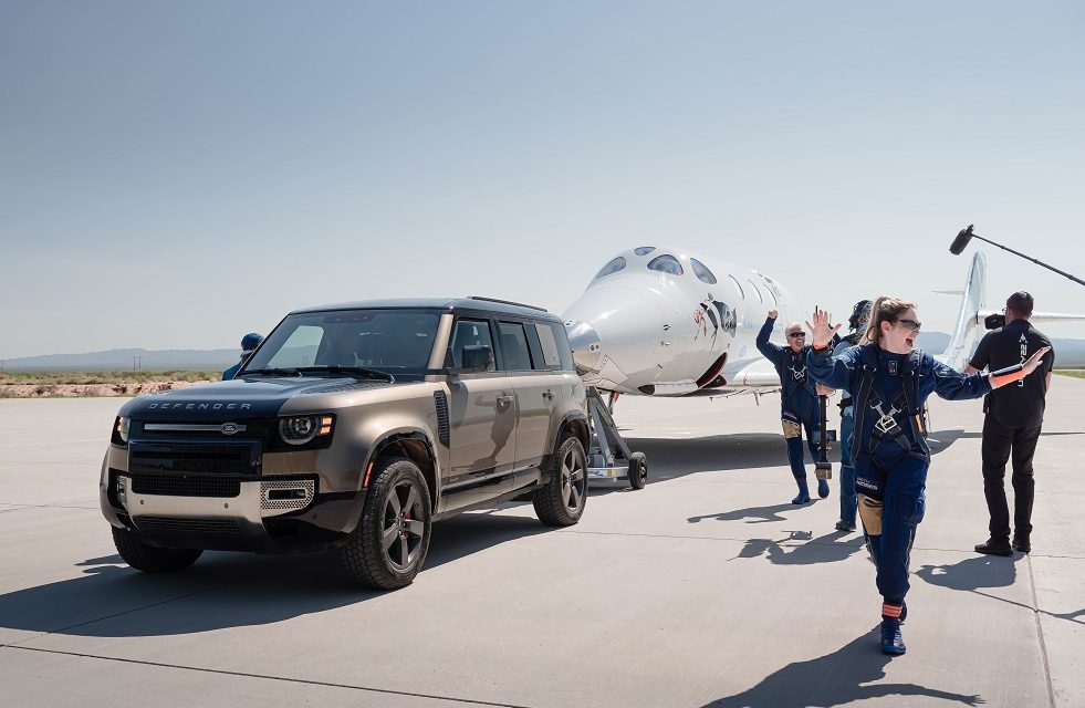 Above and Beyond: Land Rover supports Virgin Galactic’s first fully crewed space flight