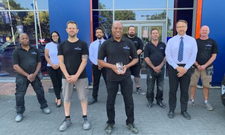 NATIONAL AWARD FOR GLOUCESTER BODYSHOP CONTROLLER
