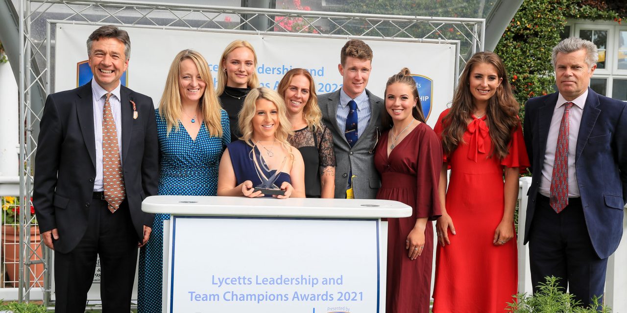 Trainers race ahead of the competition to win prestigious Lycetts Leadership and Team Champions Awards 2021