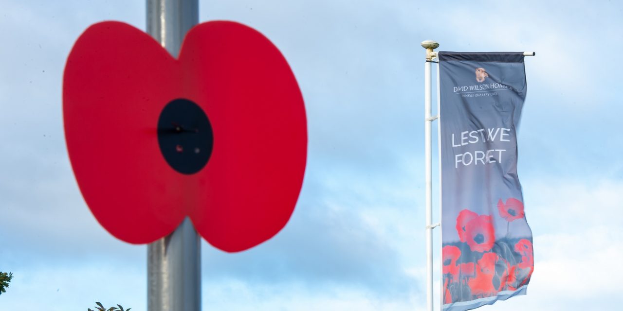 WE SHALL NOT SLEEP, THOUGH POPPIES GROW: DEVELOPER CELEBRATES 100 YEARS OF REMEMBRANCE IN HAMPSHIRE