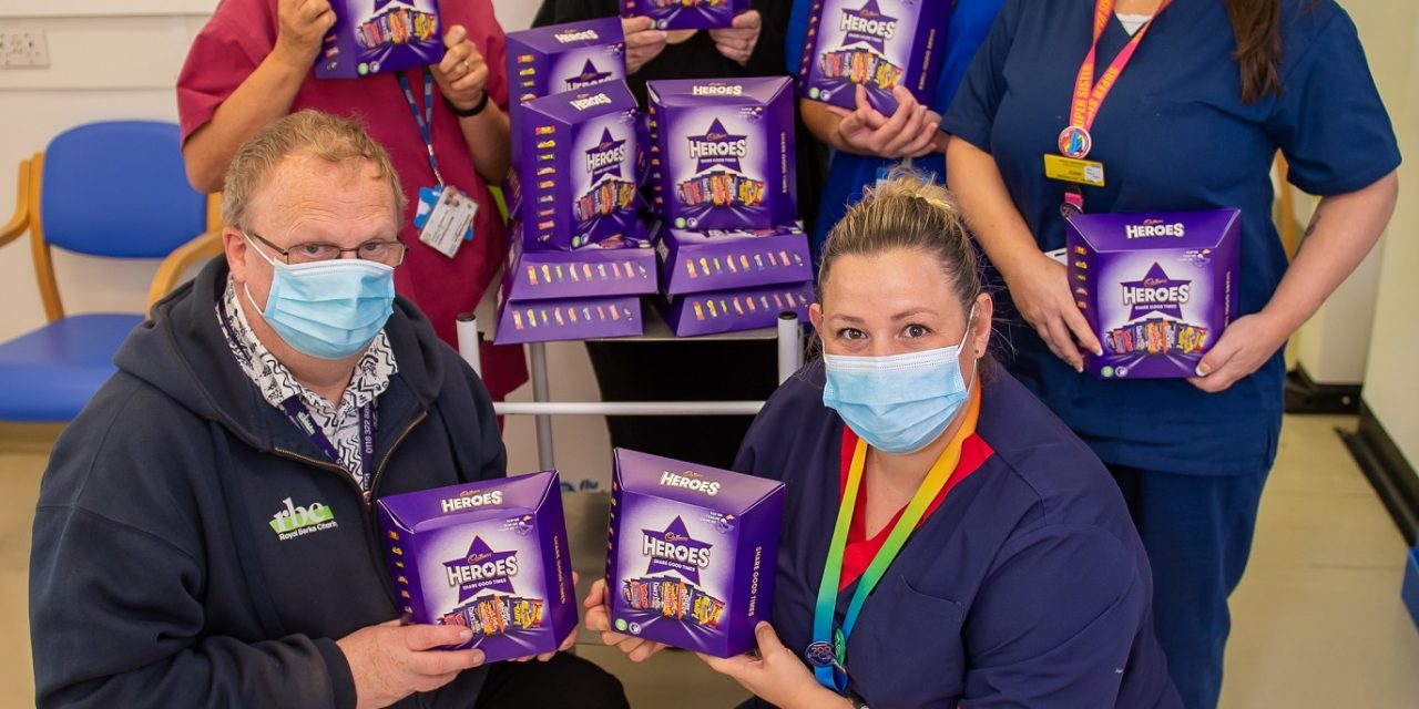 HEROES FOR HEROES: HOSPITAL VACCINE STAFF GET SWEET TREAT THANK YOU FROM BERKSHIRE DEVELOPER