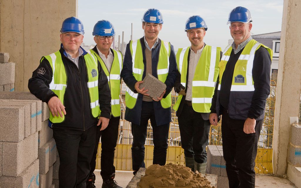 Partners join together as West Cliff Mansions tops out