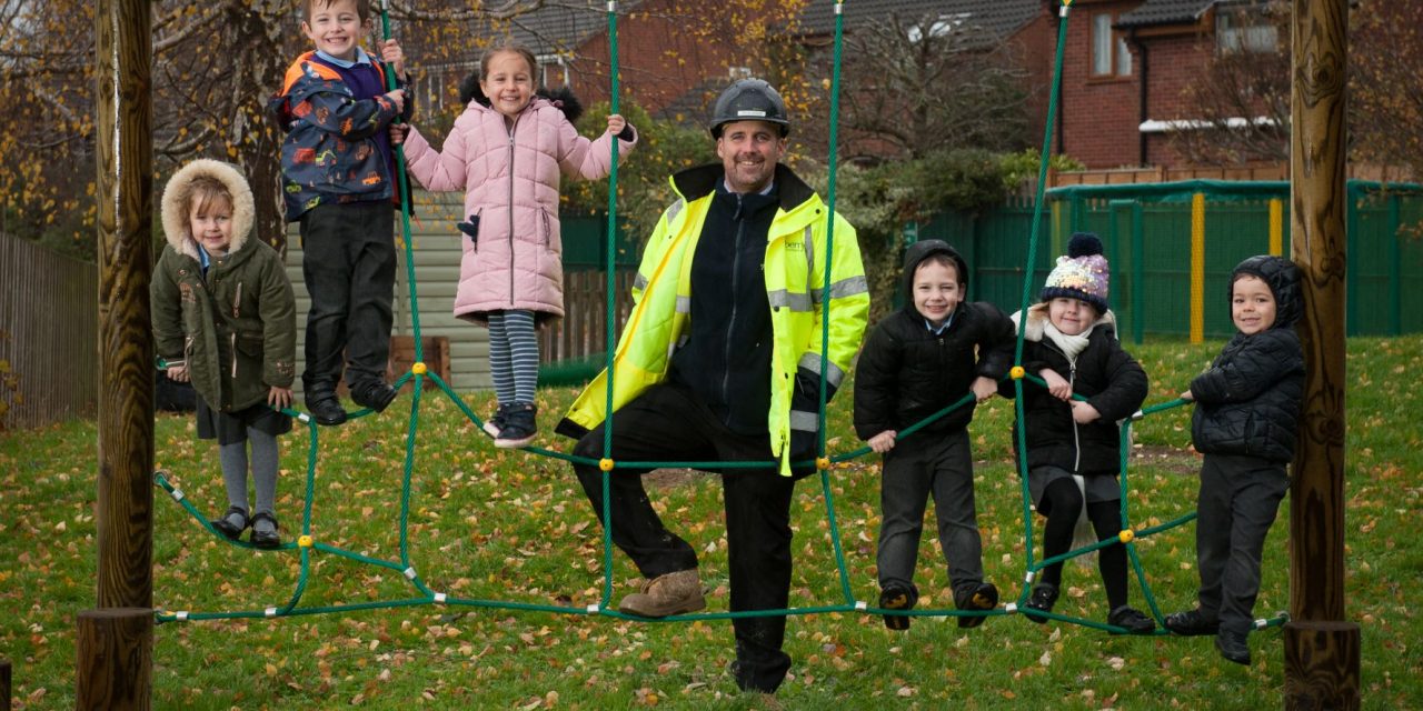 Site manager paves the way for new playground equipment at Churchdown school