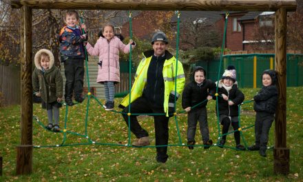 Site manager paves the way for new playground equipment at Churchdown school