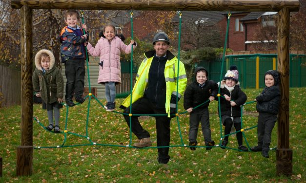Site manager paves the way for new playground equipment at Churchdown school