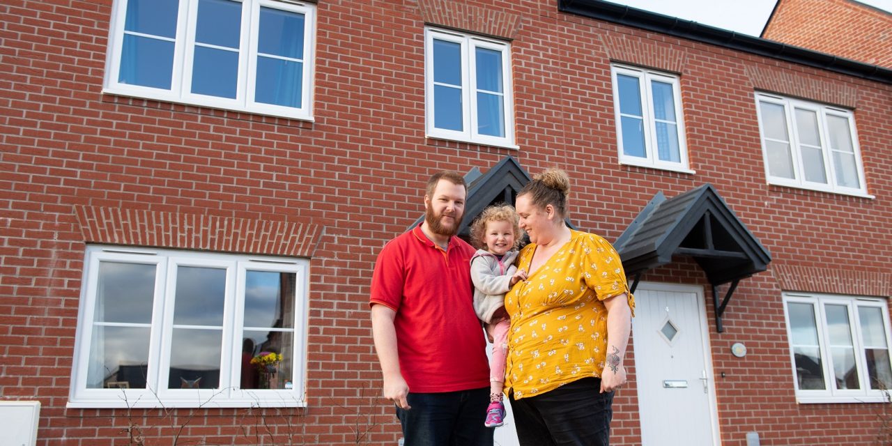 First-time buyer couple step onto the property ladder with help of Shared Ownership scheme