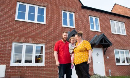 First-time buyer couple step onto the property ladder with help of Shared Ownership scheme