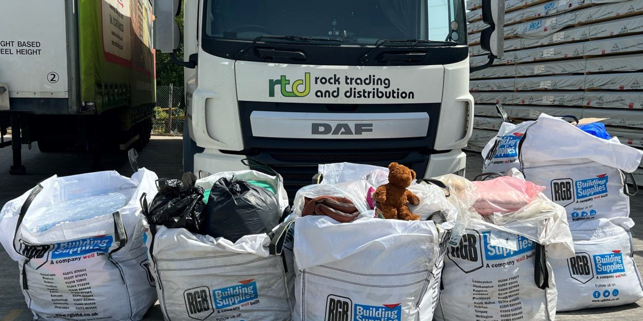 RGB thanks the South West community for generous donations to Ukraine appeal