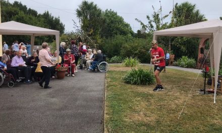 Falmouth based care home doesn’t let rain dampen spirits and raises more than £250 from summer fete