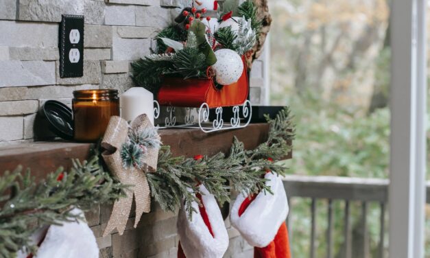 A Festive Reminder for a Safe Fireplace