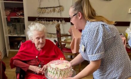 Resident at Bath home celebrates 103rd birthday and says secret to long life is “maybe just being me”