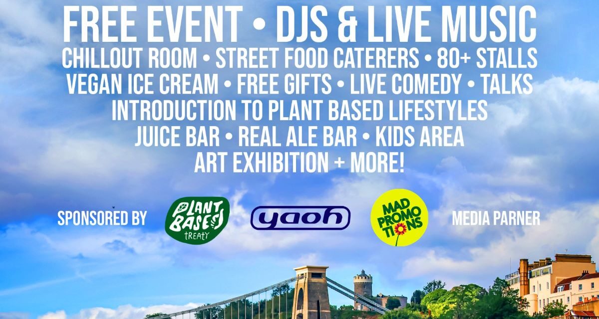 Bristol Based VegfestUK Celebrates 20 Years of Vegan Festivals With Huge FREE Party!