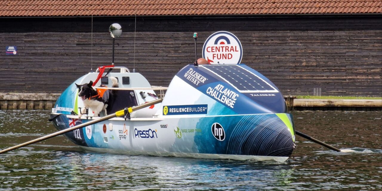 The most environmentally certified technology – HP Latex supports former HP manager in Atlantic Challenge