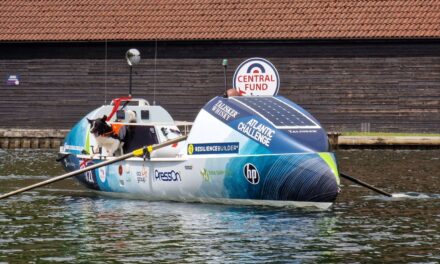 The most environmentally certified technology – HP Latex supports former HP manager in Atlantic Challenge