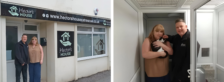 Cats kept ‘purr-fectly’ cosy thanks to builders merchant donation