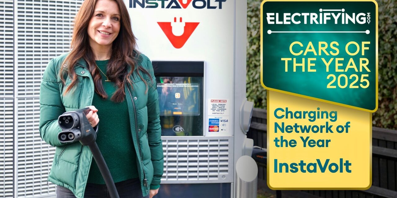 Consumer website electrifying.com, names InstaVolt as Best Charging Network 2025