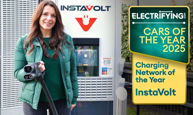 Consumer website electrifying.com, names InstaVolt as Best Charging Network 2025
