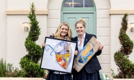 STUDENTS’ ARTWORK EXHIBITED IN SHOW HOME IN SAMPFORD PEVERELL