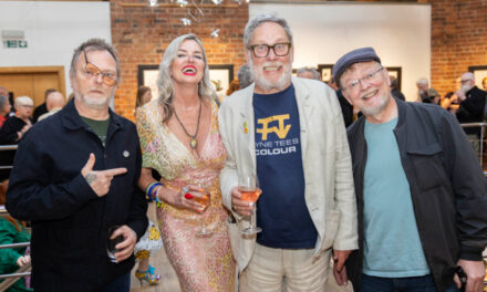 Jim Moir Exhibition Launch Draws Huge Crowd and Famous Faces to The Biscuit Factory Knot Twister Prologue