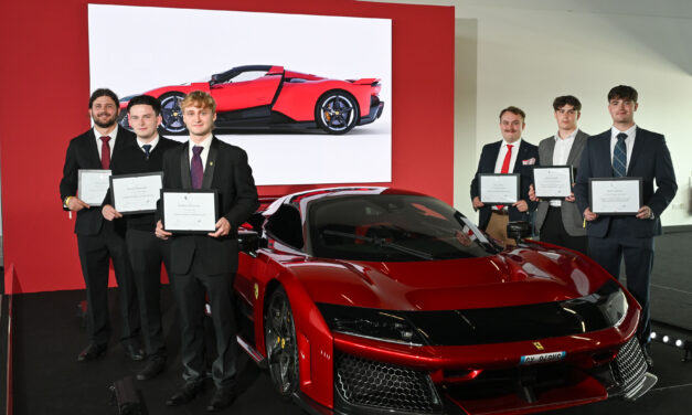 Six Ferrari Apprentices graduate in ceremony held at the season finale of the Ferrari Challenge Trofeo Pirelli UK Silverstone