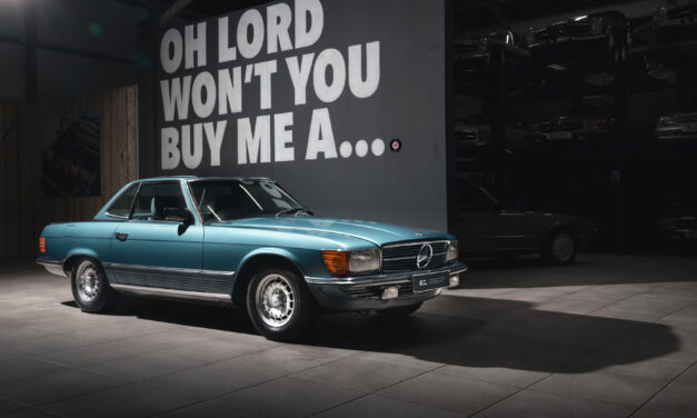 Never seen before: time-capsule 1982 Mercedes-Benz 500SL unearthed with 42 miles from new