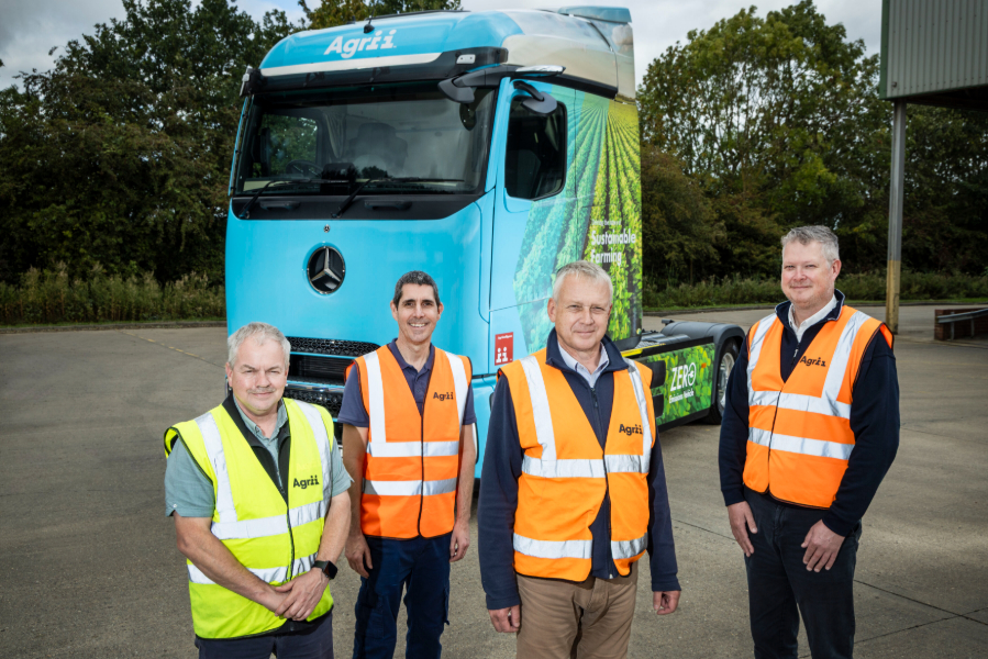 Agrii takes delivery of its first all-electric Mercedes-Benz eActros 600 for 460km round trip delivery route