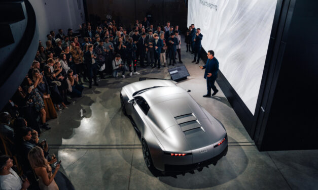 Audi Concept C lights up London